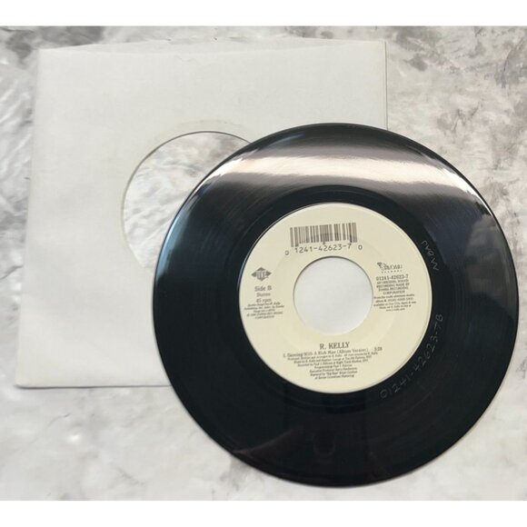 R Kelly If I Could Turn Back the Hands of Time / Dancing 45 Vinyl 90s Hip Hop - Picture 5 of 6